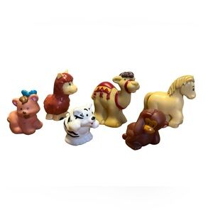 Little People Lot of 6 vintage animals